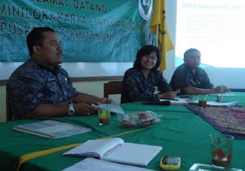 Mini Lokakarya Lintas Program Puskesmas Kintamani I